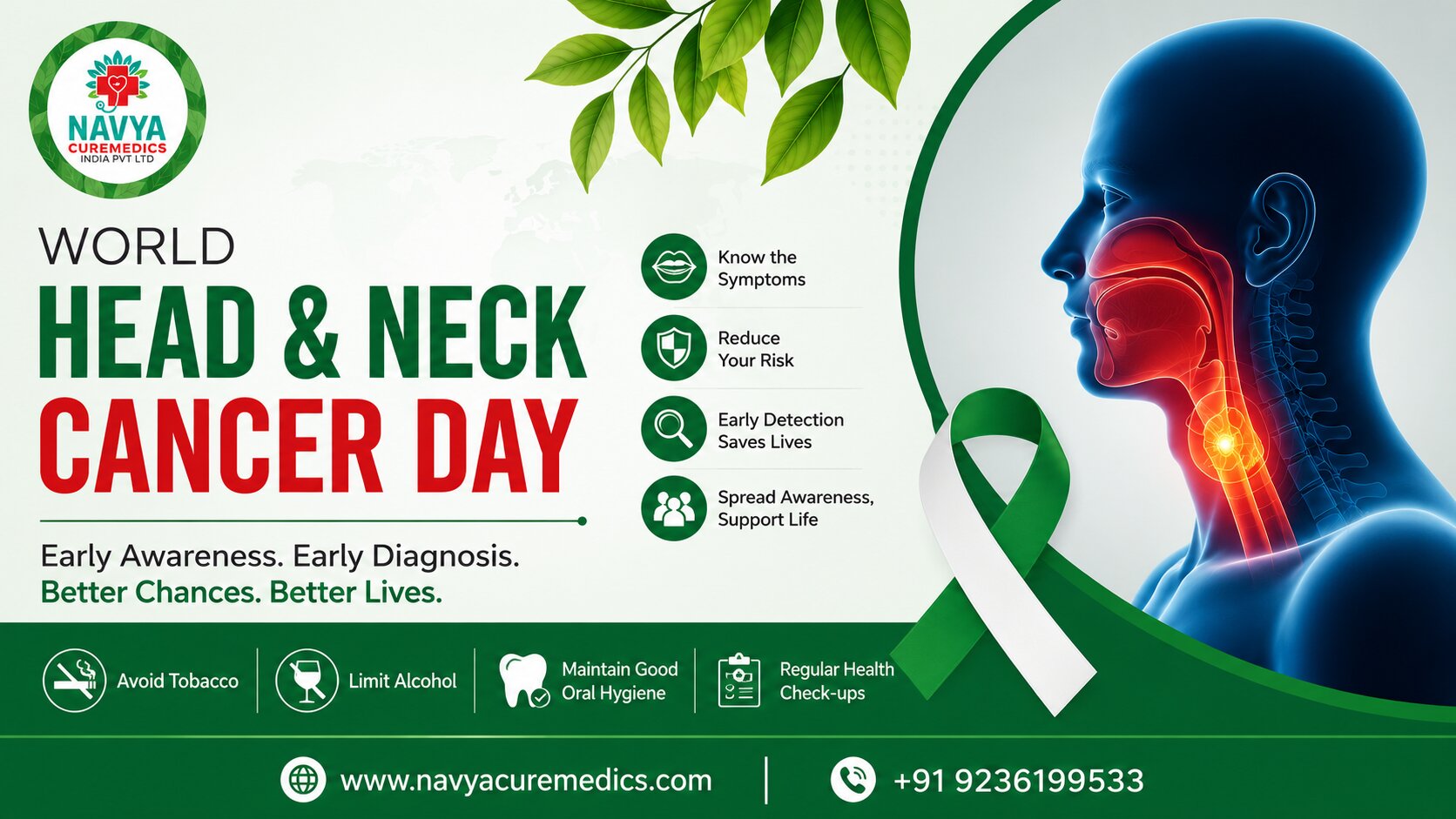 World Head and Neck Cancer Day: Symptoms, Risk Factors & Prevention