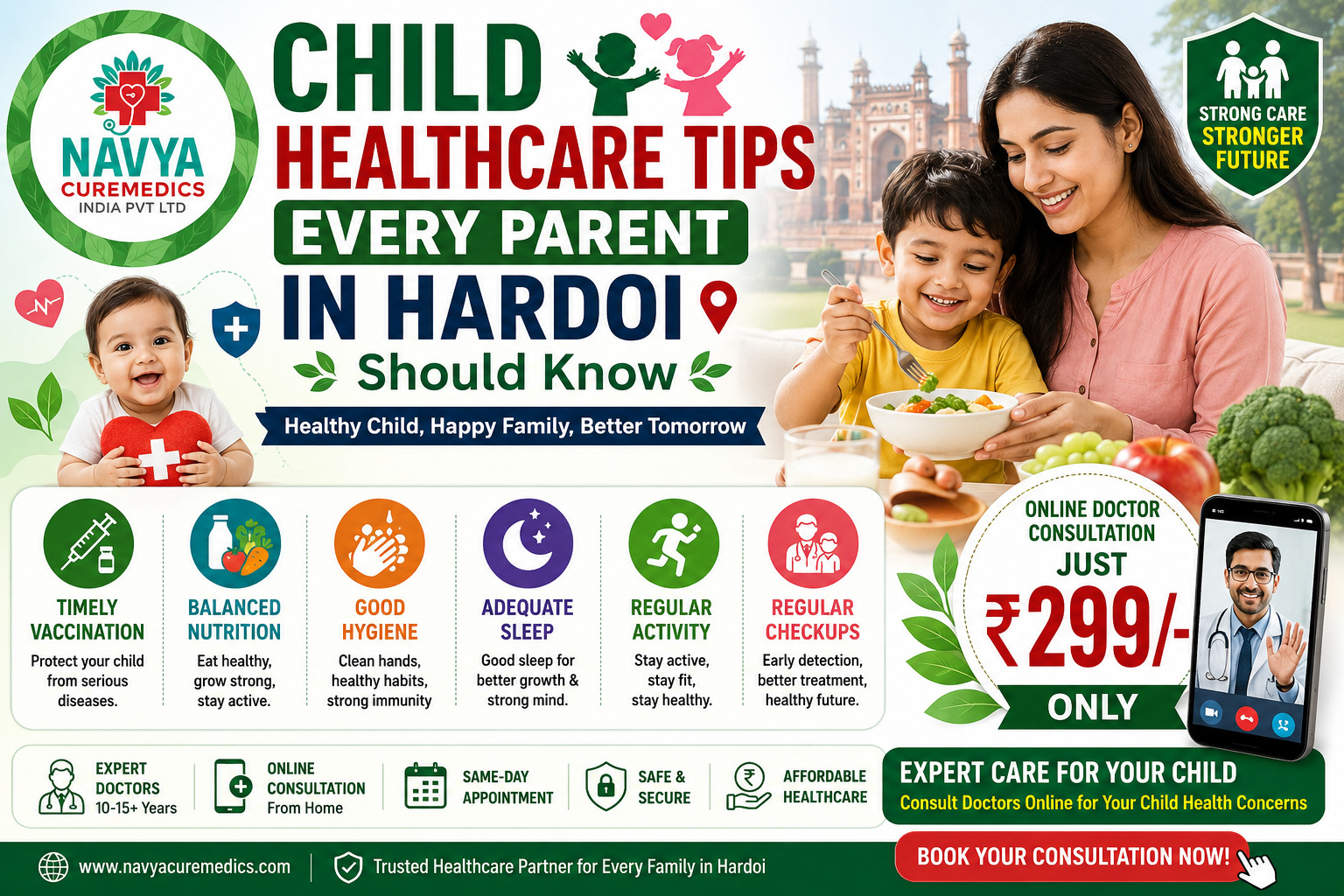 Child Healthcare Tips Every Parent in Hardoi Should Know