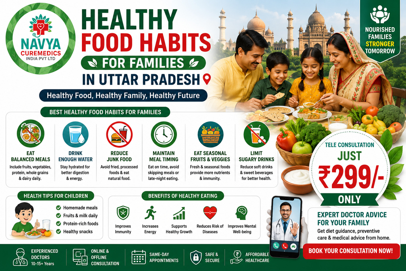 Healthy Food Habits for Families in Uttar Pradesh