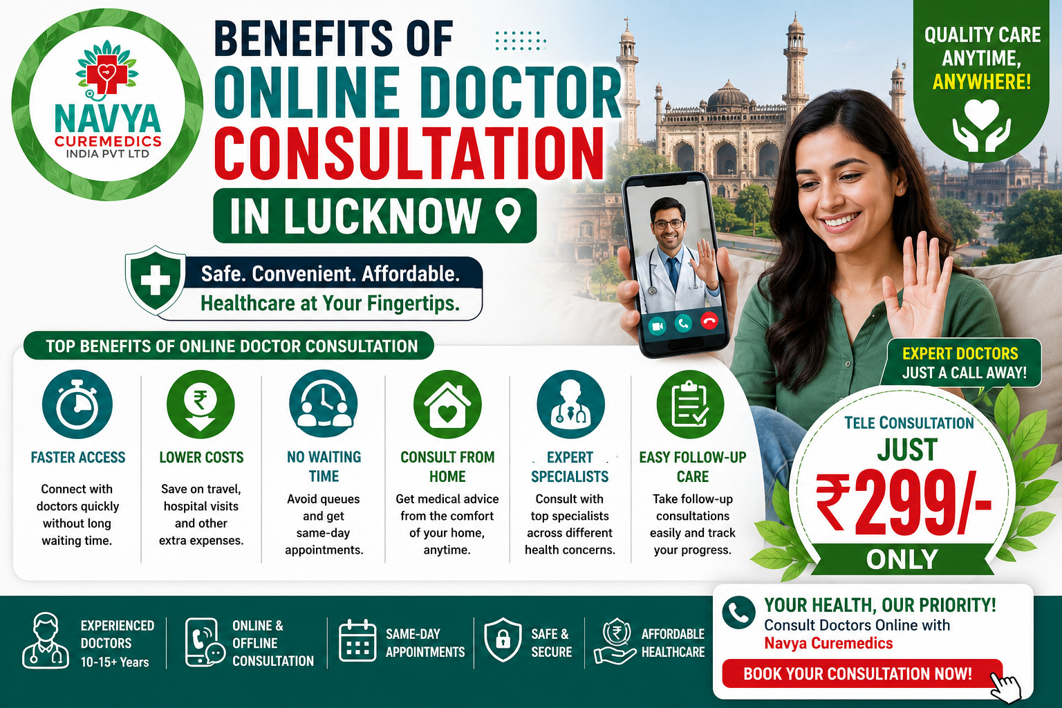 Benefits of Online Doctor Consultation in Lucknow