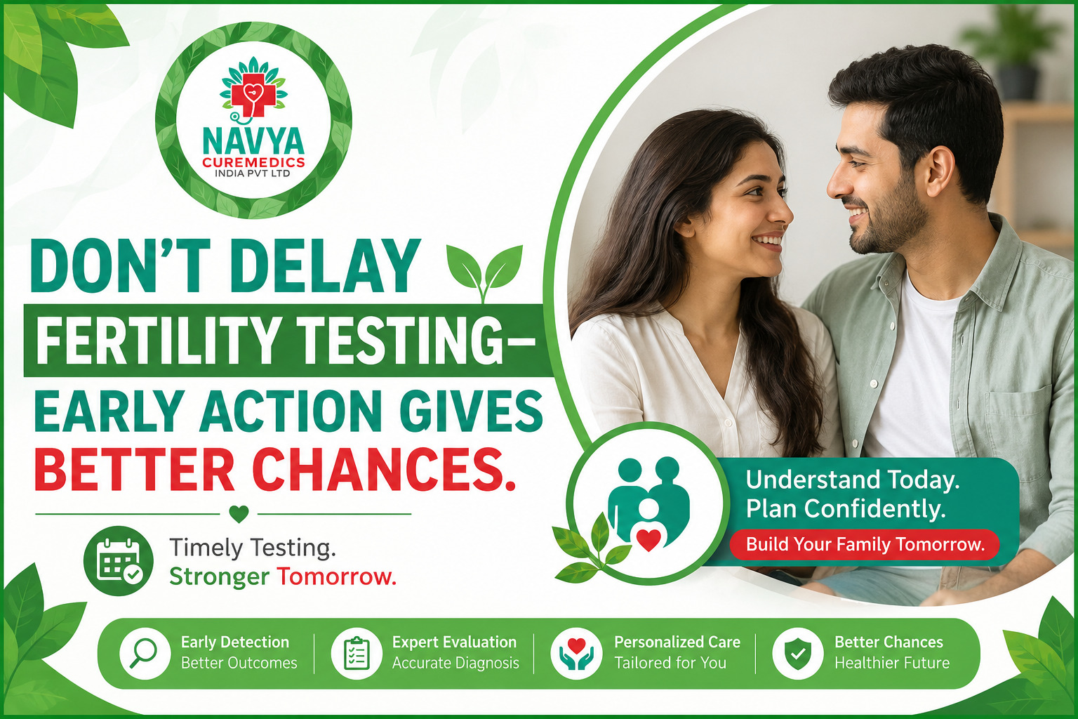 Don't Delay Fertility Testing – Early Action Gives Better Chances | Navya Curemedics