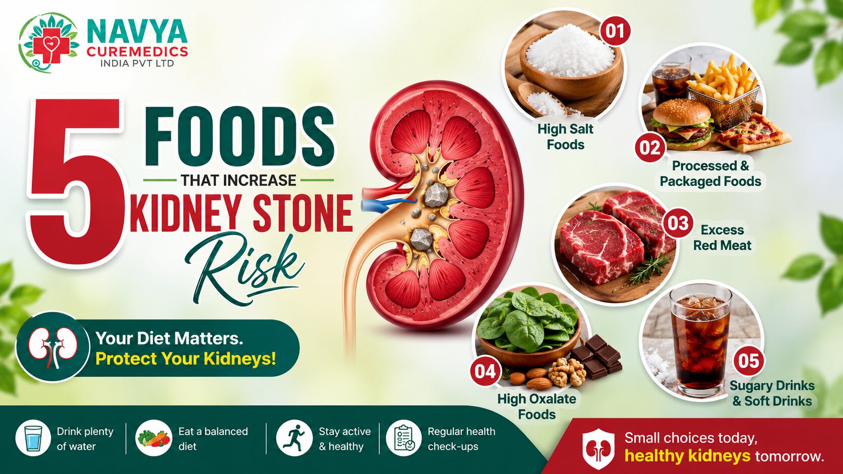 5 Foods That Increase Kidney Stone Risk