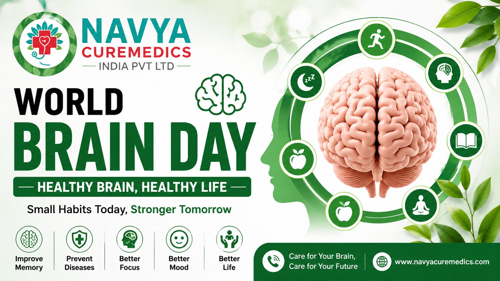 World Brain Day: Healthy Brain, Healthy Life – Simple Steps to Protect Your Brain