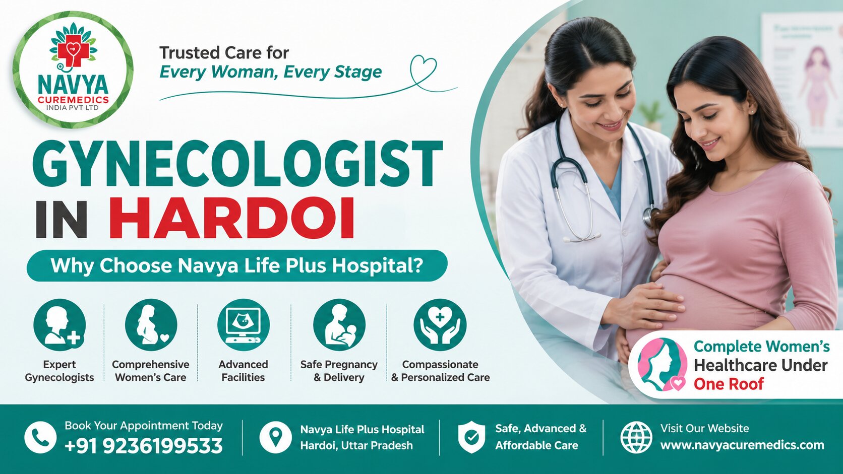 Gynecologist in Hardoi | Best Women's Care at Navya Life Plus Hospital
