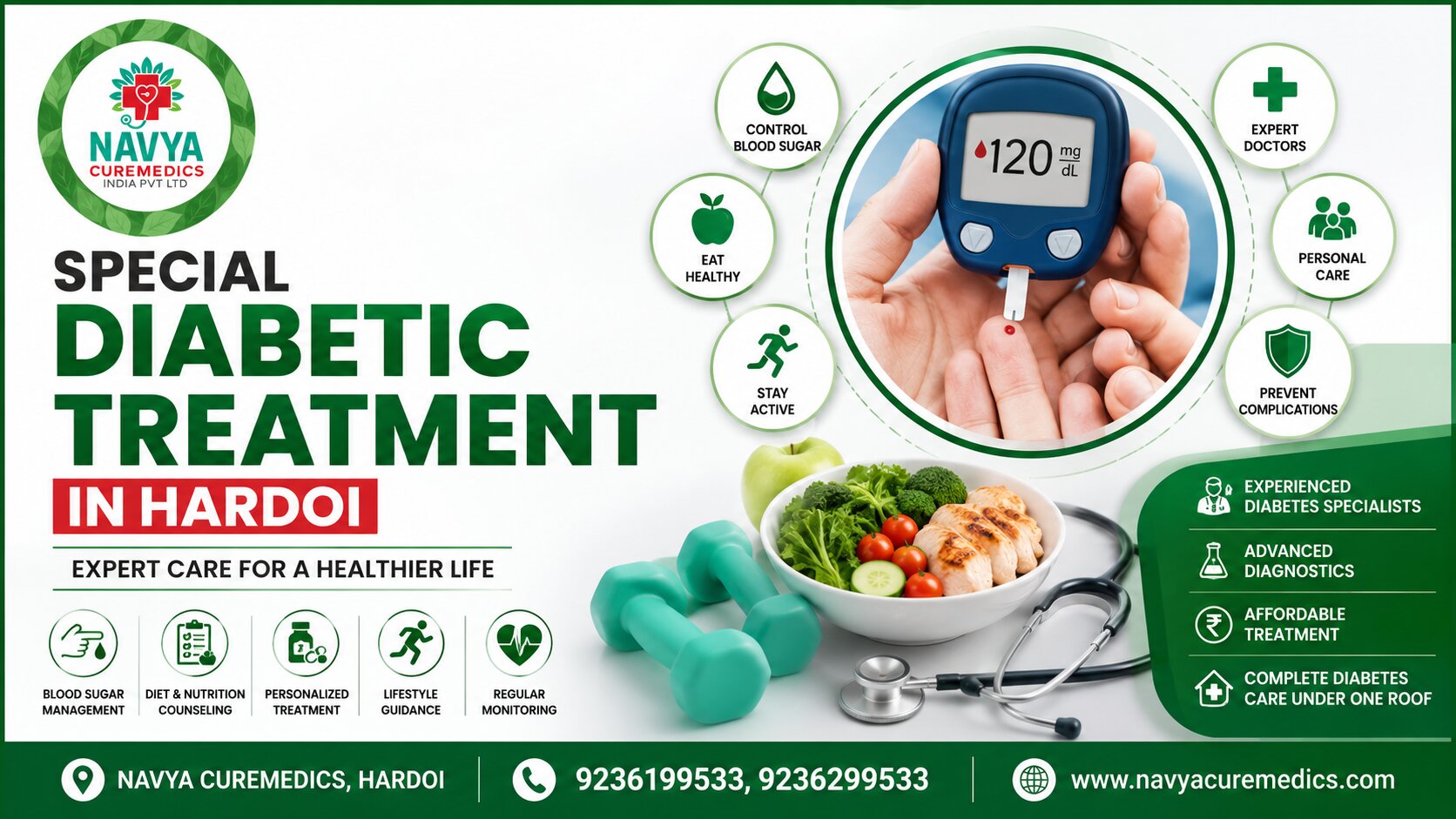 Special Diabetic Treatment in Hardoi | Expert Diabetes Care | Navya Curemedics