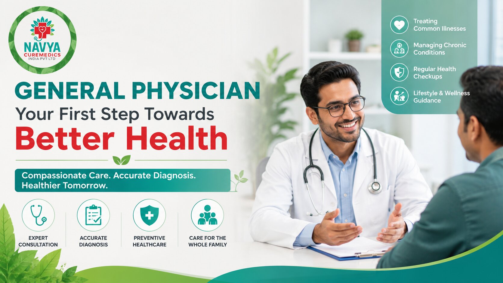 General Physician Consultation in India | Expert Healthcare at Navyacure Medic