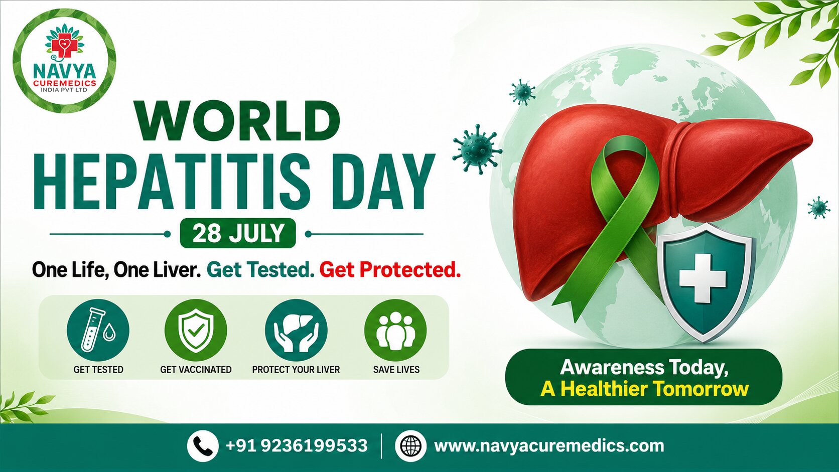 World Hepatitis Day 2026 | Symptoms, Prevention & Treatment | Navya Curemedics