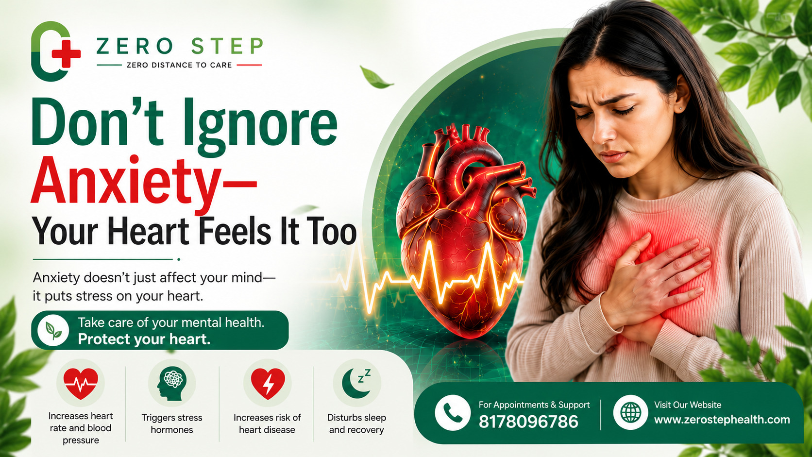 Don't Ignore Anxiety—Your Heart Feels It Too